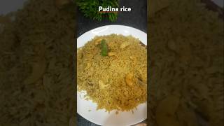 Pudina rice healthy mint riceshorts youtube [upl. by Ahsytal]