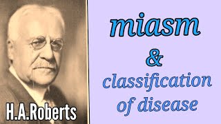 Miasm by HA Robert philosophy  what is miasms in homeopathy [upl. by Ydnih]