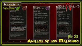 Diablo IV  EP 21  Meten los Anillos de Varshan al Juego [upl. by Aivul]