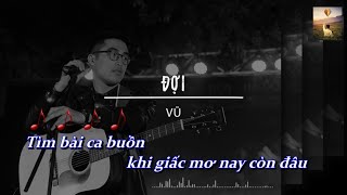 Đợi  Vũ  Karaoke Beat Hay  Full HD [upl. by Latreece]