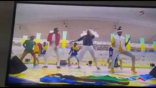 Diamond Platnumz performance Afcon Gabon CAN2017 ROKONOLO ft Mohombi [upl. by Inalak]