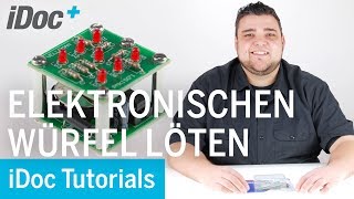 Elektronischen Würfel löten – Tutorial Anleitung Velleman MK150 [upl. by Anuaek]