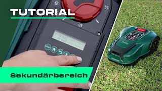 Mähroboter 20 V Sekündärbereich schnell erklärt  PARKSIDE [upl. by Annayek]