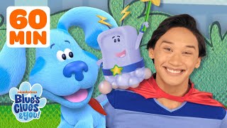 Blue and Joshs Superhero Clues amp Skidoos 🦸  60 Minute Compilation  Blues Clues amp You [upl. by Mavilia64]