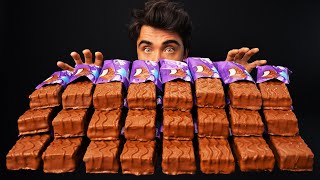 ASMR MILKA CHOCOLATE ICE CREAM MUKBANG  McBang ASMR Eating [upl. by Avat]