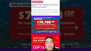 Vuelos desde 79900 COP en Avianca Wingo Latam y JetsMart VuelosBaratos Colombia [upl. by Imehon]