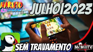 PUFFIN BROWSER PRO JULHO2023  APLICATIVO ANDROID  ARQUIVO NO DC   JOGUE NARUTO PELO CELULAR [upl. by Anertak]