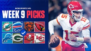 NFL Predictions and Best Bets For EVERY Week 9 Game Buccaneers at Chiefs amp MORE [upl. by Htez935]