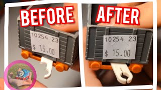 How to Replace a Coupling on TrackmasterTomy Rolling Stock Thomas amp Friends [upl. by Roobbie290]