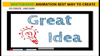 how to make whiteboard animation for free [upl. by Norrat]