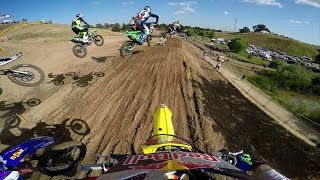 GoPro Ken Roczen Moto 2  Hangtown MX Lucas Oil Pro Motocross Championship 2015 [upl. by Arnold]