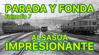 Reportaje de TRENES y LOCOMOTORAS en LA ESTACIÓN DE FERROCARRIL de Alsasua Renfe PYF07 [upl. by Florida922]