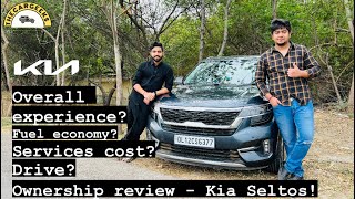 Ownership review  Kia Seltos HTX Petrol AT IVT  meritsdemerits  TheCarGeeks topgearxtremeYT [upl. by Esinej]