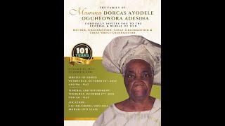 Service of Songs for Mama Dorcas Ayodele Ogunfowora Adesina [upl. by Latif]