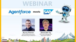 Agentforce meets SAP  Webinar von Vigience und Salesforce [upl. by Cyrille]