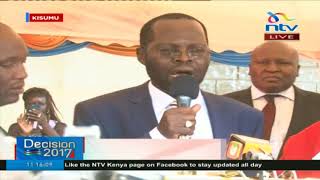 Kisumu governorelect ProfAnyang Nyongo takes over from Jack Ranguma [upl. by Newmann]