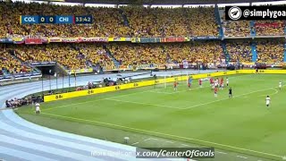 Gol de Davinson Sánchez Colombia Vs Chile 10 Análisis de todos los goles y resumen ampliado [upl. by Anemij]