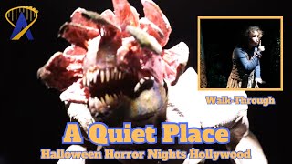 A Quiet Place Haunted House at Halloween Horror Nights Hollywood 2024 [upl. by Goldshell474]