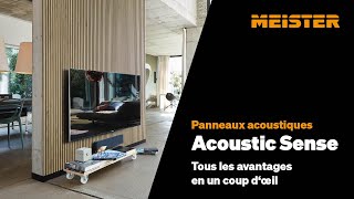 Panneaux acoustiques MEISTER Acoustic Sense  Tous les avantages en un coup d’œil [upl. by Siro898]