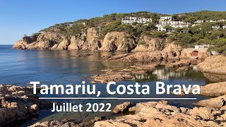 Costa Brava Tamariu 🇪🇸  Juillet 2022 drone DJI Mini [upl. by Jezebel]