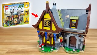 Lego Medieval Tavern and Inn  Alternative 31120 Build [upl. by Sturdivant2]