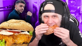 RUBIUS REACCIONANDO A LA HAMBURGUESA DE DJ MARIIO 🍔🍔🍔 [upl. by Salvidor456]