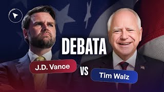 DEBATA TIM WALZ KONTRA JD VANCE [upl. by Whittaker30]