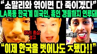 진심 상황 ㅈ된 악마 유튜버 조니 소말리  한국계 미국 갱스터들의 경고 한국인을 건드린 이상 조니 소말리 주변인들도 예외 없다는데 반면 개판 났다는 일본 근  해외반응 [upl. by Lednor]