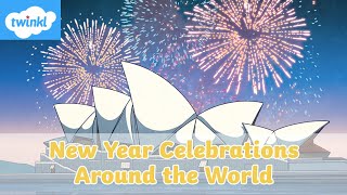 New Year Around the World 🎆 🌍 for Kids [upl. by Natassia]