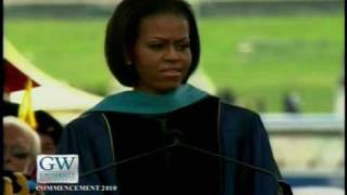 2010 GW Commencement Speaker First Lady Michelle Obama [upl. by Lemert]