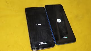 2 android mobile phone reboot speed test  guess who win the reboot speed test Lava vs mi [upl. by Ahsilet270]