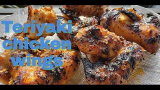 Teriyaki chicken wings  Weber Kettle [upl. by Ainad193]