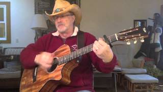 1665  Tight Fittin Jeans  Conway Twitty cover with guitar chords and lyrics [upl. by Lennahs]