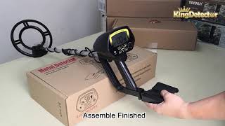 A Video for MD4060 metal detector Assembling Adjusting amp Air Test [upl. by Havot]