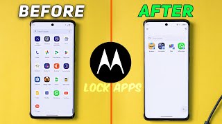 How To Lock Apps On Motorola Mobiles NO APP NEEDED [upl. by Annaed975]