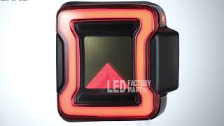 LED Factory Mart Iconic Jeep Tail Lights up [upl. by Garland653]