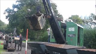 Tinkers Park Rally 28092024  The Vintage Steam Shovel seen in Tinkers Park [upl. by Modern]