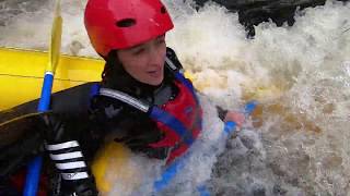 White Water Rafting at National White Water Centre Bala [upl. by Zetrom]