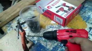 EDON CF1201 12V CORDLESS DRILL REVIEW [upl. by Jarad]