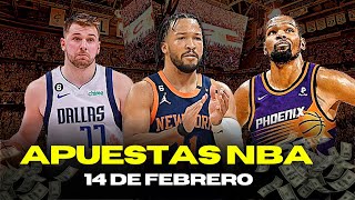 PRONÓSTICO Y APUESTAS NBA 14 DE FEBRERO  PARLAY GRATIS NBA 🏀🔥 [upl. by Fulton580]