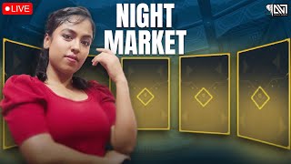 BEST NIGHT MARKET in VALORANT  LIVE with AVELINE  girlgamer avtcc [upl. by Gilbert]