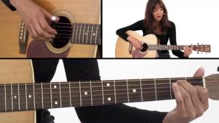 How to Play Fingerstyle A D amp E Chords  Beginner Guitar Lesson  Susan Mazer [upl. by Ainnet]