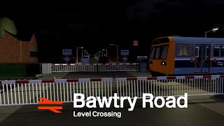 Bawtry Road Level Crossing BR Trainspotting  Roblox [upl. by Llednyl]