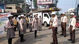 Voting Awareness by the students in Baliapur of Jharkhand public school mrindianvlogger02 [upl. by Yarg91]