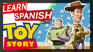 Learn Spanish with Movies TOY STORY 🤠📖 [upl. by Hoshi]