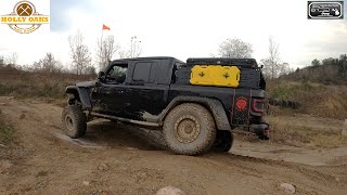 Testing the Jeep Gladiator EcoDiesel or myself at Holly Oaks ORV park  Jeep Badge of Honor [upl. by Ataga]