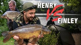 Carp Fishing Showdown Henry Lennon vs Finley Todhunter at Linear Fisheries [upl. by Kreindler]