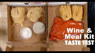 Taste Testing Enoteca Sociale Pasta Meal Kit  Chefs Wine Case 20 [upl. by Gentilis39]