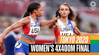 🏃‍♀️ Womens 4x400m Final  Tokyo Replays [upl. by Vanny]