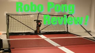 Newgy RoboPong 2040 Table TennisPing Pong Robot Review [upl. by Somerset]